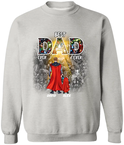 AV1 - Best DAD, MOM, Ever -  Personalized Shirt - Gift For Father, Dad, Daddy, Mom - Father’s Day, Mother's Day