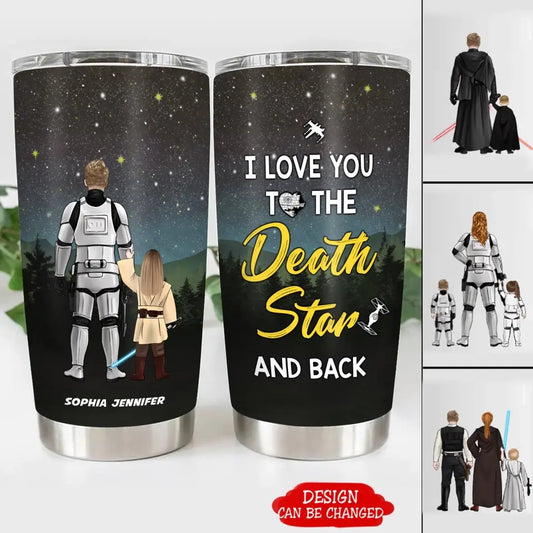 SW1- Til Death Star... - Personalized Tumbler , Gift For Family, Father, Dad, Daddy, Mom - Father’s Day, Mother's Day