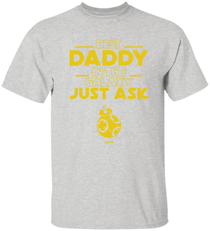 SW1- Best Father In The Galaxy with Kids Names - Personalized T shirt, Gift For Father, Dad, Mom, Daddy, Father’s Day, Mother's Day