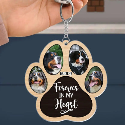 Personalized Custom Shaped Acrylic Keychain - Pet Lovers Custom Photo Upload - Gifts For Pet Owners, Pet Lovers,