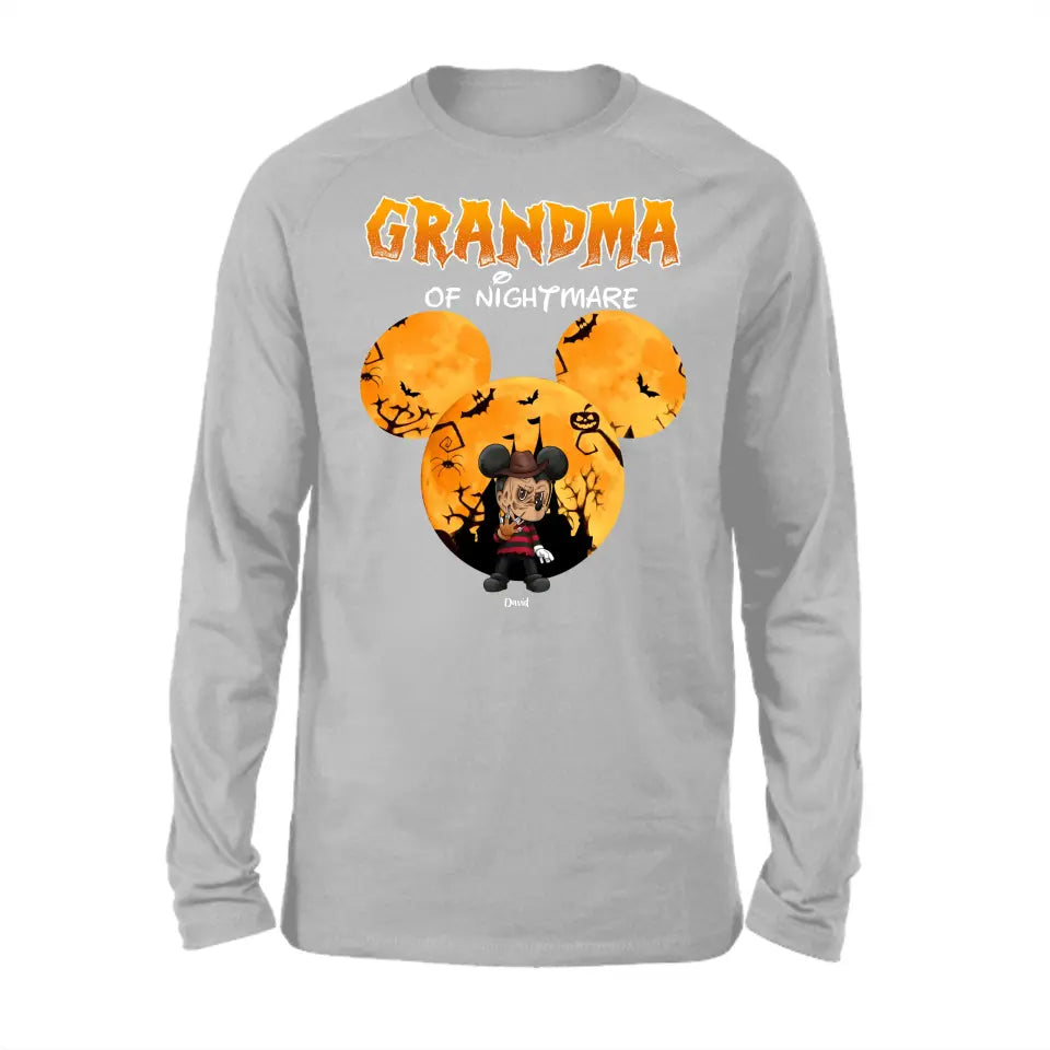 Grandma Of Nightmares Personalized Shirt - Happy Halloween Family