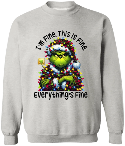 GRs_ I’m Fine, This Is Fine, Personalized T shirt For Family