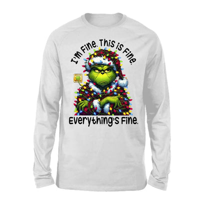 GRs_ I’m Fine, This Is Fine, Personalized T shirt For Family