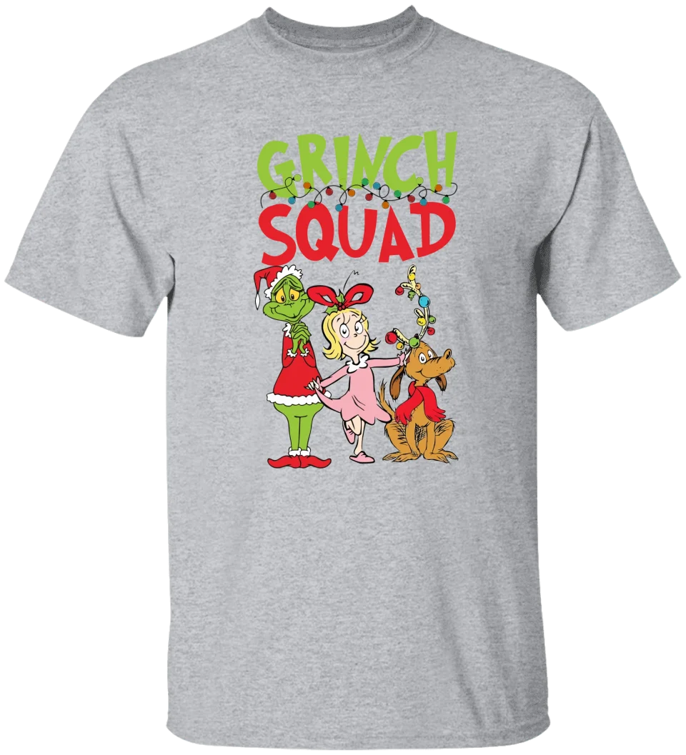 GRs_Grinch Squad, Personalized T shirt For Family