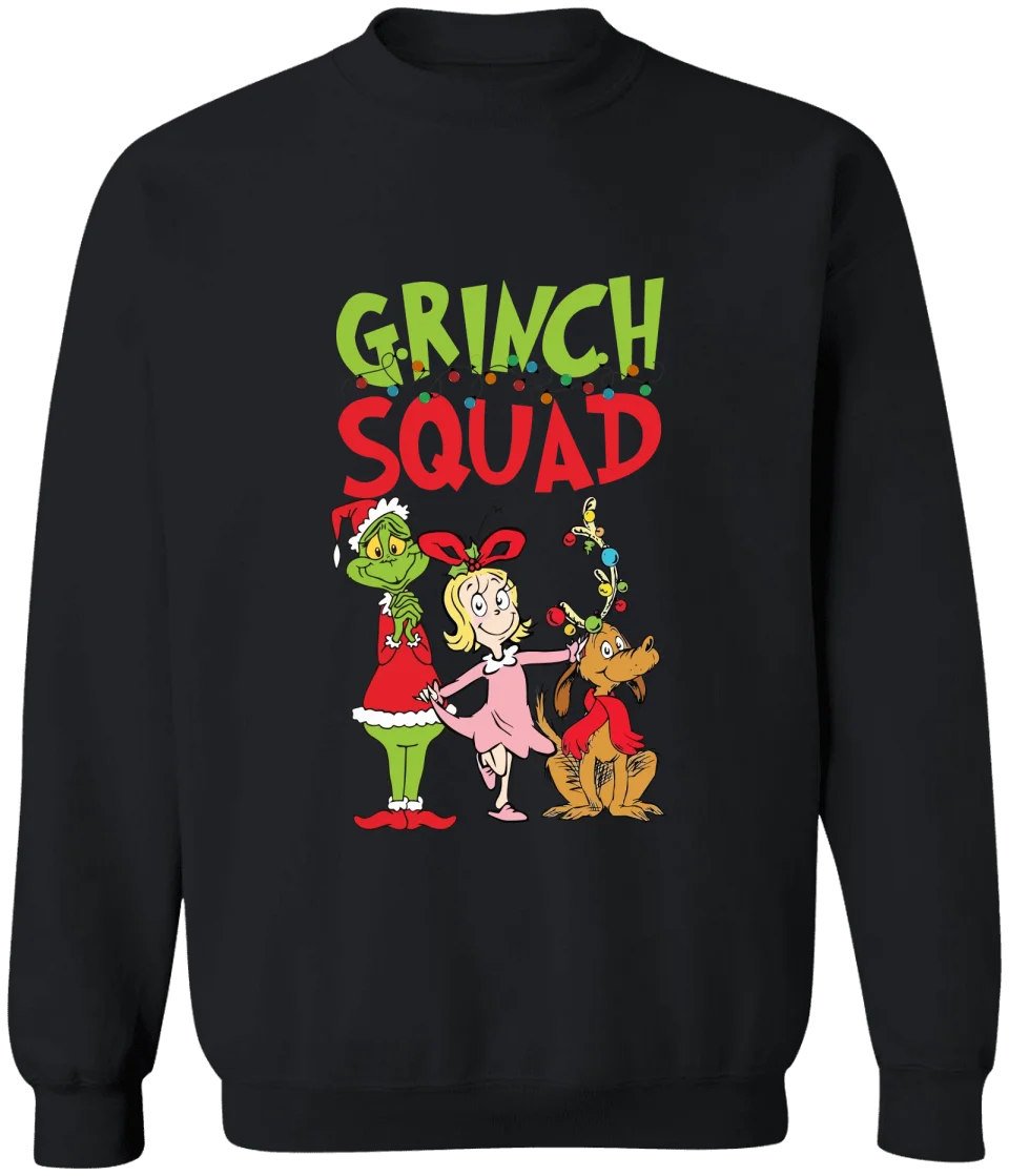 GRs_Grinch Squad, Personalized T shirt For Family