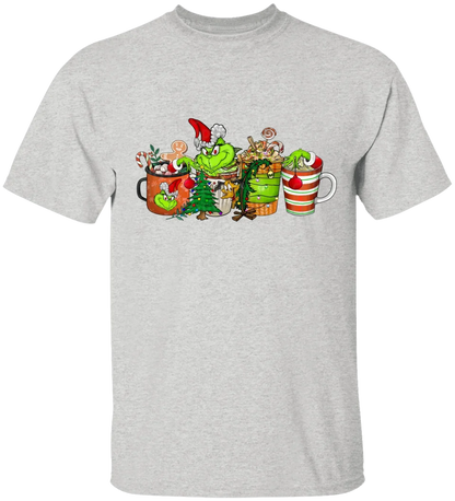 GRs_ Christmas Coffee Grinch Bundle, Personalized T shirt For Family