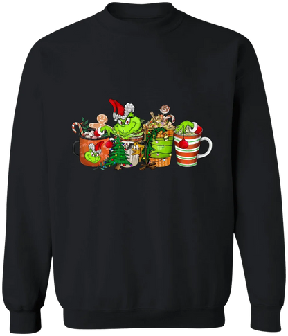 GRs_ Christmas Coffee Grinch Bundle, Personalized T shirt For Family