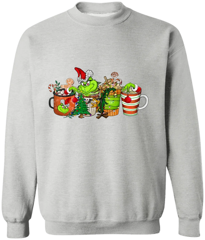 GRs_ Christmas Coffee Grinch Bundle, Personalized T shirt For Family