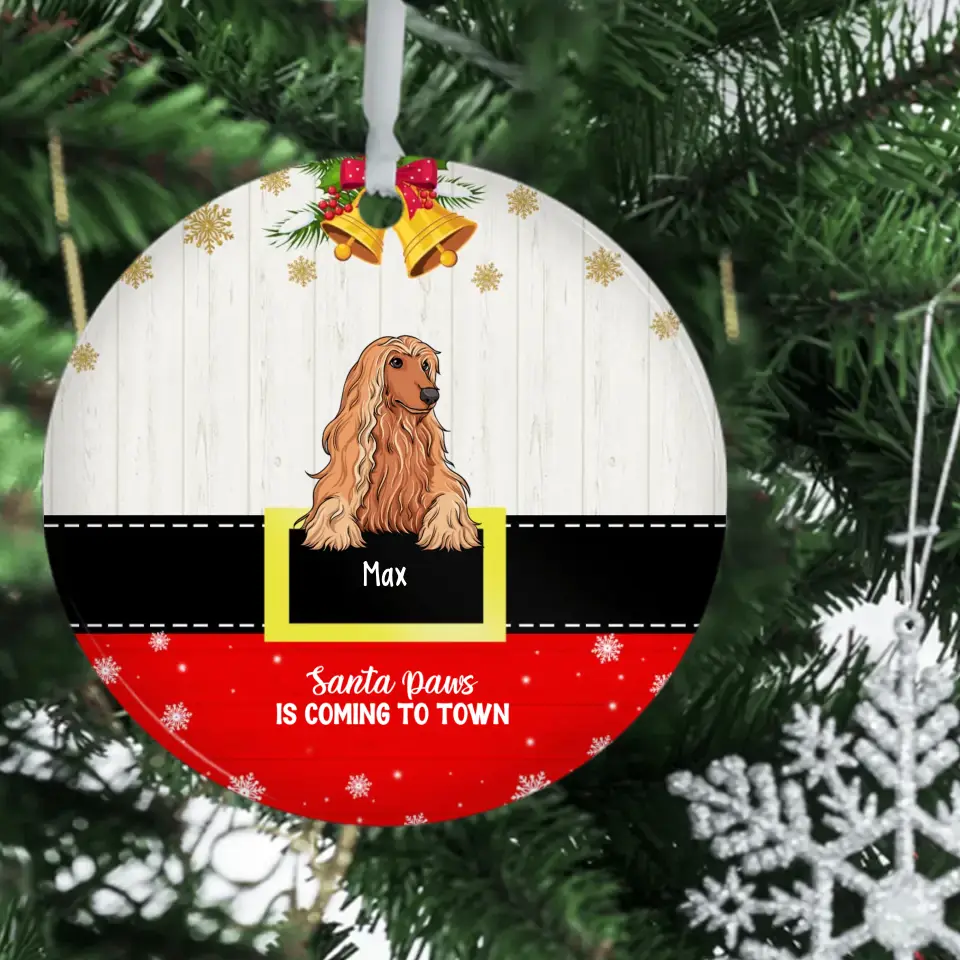 Personalized Christmas Gifts Custom Ornament for Christmas Gift For Pet Owners, Pet Lovers